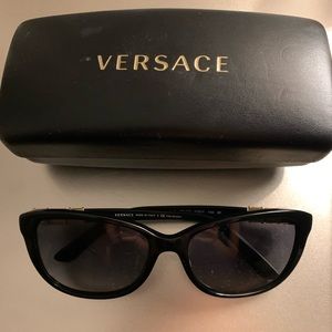 Versace sunglasses black polarized